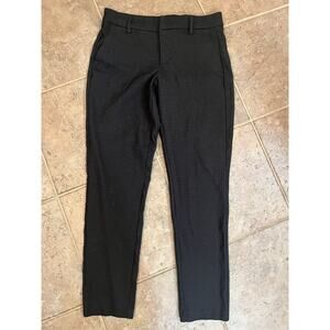 Liverpool Kelsey Super Stretch Trousers Black Gray Ponte 4 Knit Flat Front Pants
